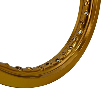 Ouro Última Anodização Retro 14x1.40 Rodas de Motocicleta
