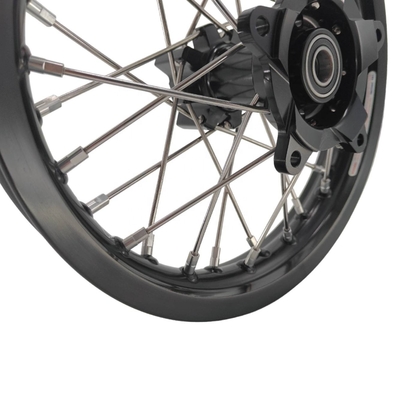 Perfeito substituto Pitbike Kid's Wheels Set para KTM 65 SX 2002-2024 Prata Preto