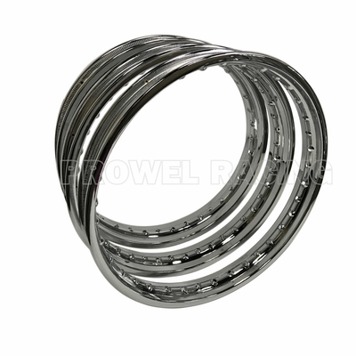 Rodas de aço para motocicletas 2.15x18 Rodas de aço cromado