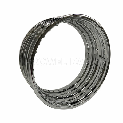 Rodas de aço para motocicletas 2.15x18 Rodas de aço cromado