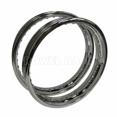 Rodas de aço para motocicletas 2.15x18 Rodas de aço cromado