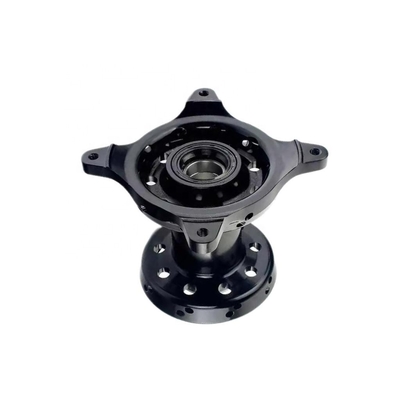 Centrais de liga CNC de motocicleta personalizadas negras com máquinas de torção CNC e serviço OEM