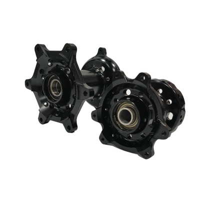 Centrais de liga CNC de motocicleta personalizadas negras com máquinas de torção CNC e serviço OEM