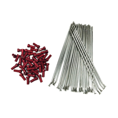8G 9G 10G Spikes de motocicleta e mamilos de liga vermelha para acessórios de substituição/mudança