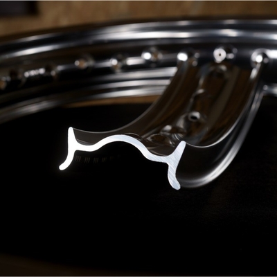 H 1.85-19&quot; 36HOLES 40HOLES estilo Akront Valanced Alumínio motociclo rodas de cor polida