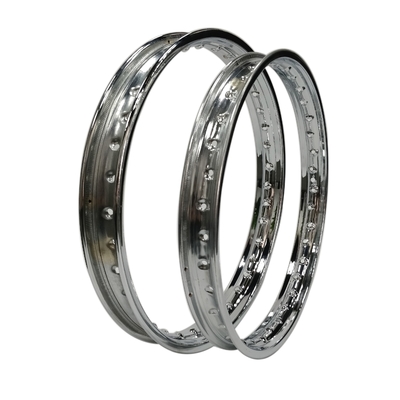 1.85x17 Roda de aço de motocicleta britânica Chrome Roda de aço garantia