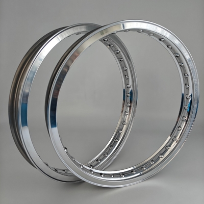 H 1.85-19&quot; 36HOLES 40HOLES estilo Akront Valanced Alumínio motociclo rodas de cor polida