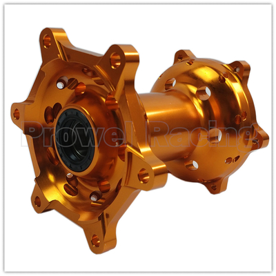 Precision CNC Machined Orange MX Rodas dianteiras traseiras Hubs Set para KTM 125-530 2003-2017