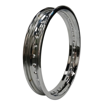 1.85x17 Roda de aço de motocicleta britânica Chrome Roda de aço garantia