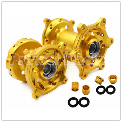 Motocicleta CNC Rodas traseiras dianteiras Hubs kits em prata para RMZ 250 07-18 RMZ 450 05-18