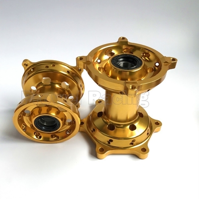 Motocicleta CNC Rodas traseiras dianteiras Hubs kits em prata para RMZ 250 07-18 RMZ 450 05-18