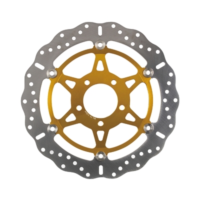 Rotores de freios totalmente flutuantes de Sportbike e Superbike acessíveis para substituição / reparo
