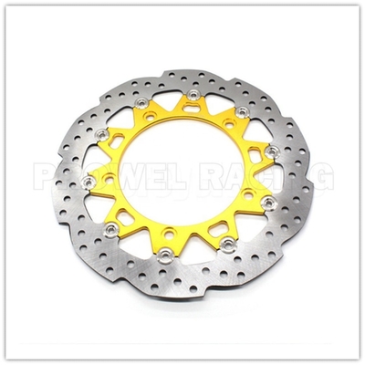 Rotores de freios totalmente flutuantes de Sportbike e Superbike acessíveis para substituição / reparo