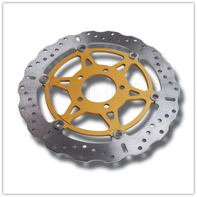 Rotores de freios totalmente flutuantes de Sportbike e Superbike acessíveis para substituição / reparo