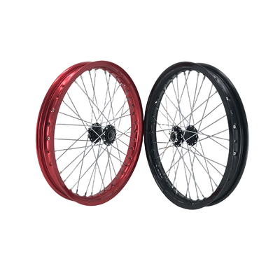 10 12 14 16 17 18 19 21 Rodas de motocicleta de 23 polegadas com anodização e logotipo personalizado