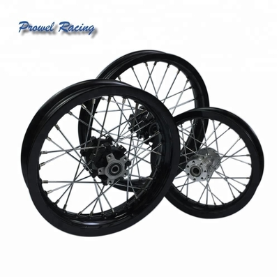 Rodas completas de motocicleta de terra feita sob medida para 2018 Hot Pit Bike Rim tamanho 1.60x14