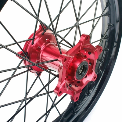 Conjunto de rodas CRF para CRF250R 2014-2022 e CRF450R 2013-22 com raios de aço inoxidável 304