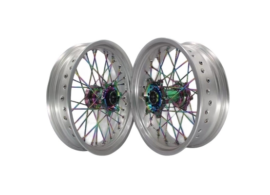 17" Alumínio 7S-T6 rodas de motocicleta cores personalizáveis