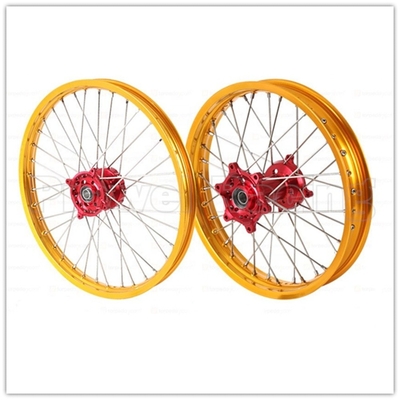 1.60-21 &quot;e 2.15-19&quot; Rear Rim Custom Made Aluminium Alloy Spoked Wheels para CRF 125