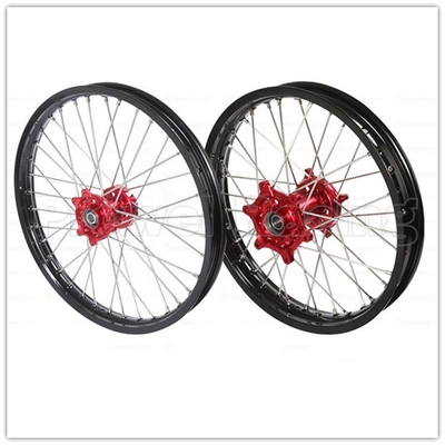 1.60-21 &quot;e 2.15-19&quot; Rear Rim Custom Made Aluminium Alloy Spoked Wheels para CRF 125