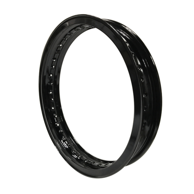 40 Holes WM3 2.15-18 &quot;Inch Valanced Alloy Motorcycle Wheel Rim para Bicicletas Vintage Negras