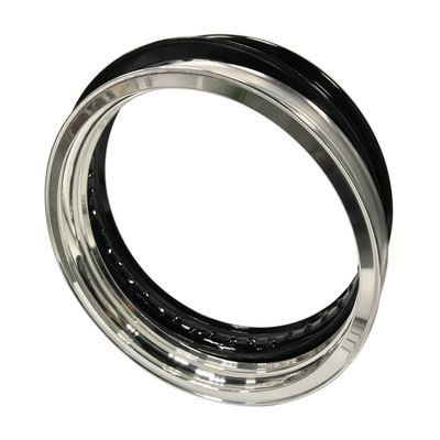 40 Holes WM3 2.15-18 &quot;Inch Valanced Alloy Motorcycle Wheel Rim para Bicicletas Vintage Negras