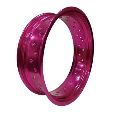 Personalizável 7116 T6 Alumínio Universal 17 polegadas Supermoto Spoke Roda Rims em roxo