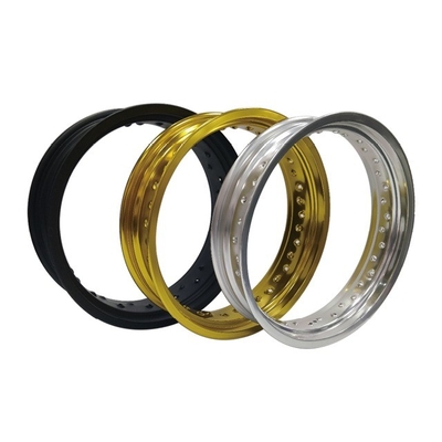 4.25 X 17 polegadas brilhante preto motocicleta Alumínio Alumínio para personalização Supermoto