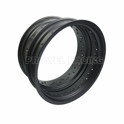 MT 4.25x14 Polir borda de alumínio de liga de motocicleta para entusiastas de Supermoto