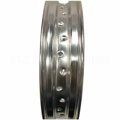 Finitura prateada WM 2.50x18 Rodas de alumínio de motocicleta