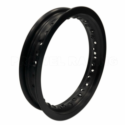 10&quot; 12&quot; 14&quot; rodas de motocicleta de liga leve em preto brilhante para motocicletas para crianças