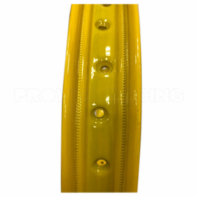 U 1.40X17 Roda de motocicleta em alumínio amarelo
