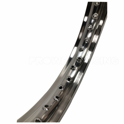 CRF 450 2.15x18 Cinturões de motocicleta de prata feitos de liga de alumínio com pintura