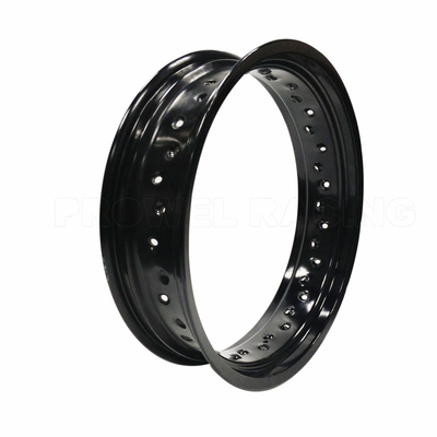 4.25 X 17 polegadas brilhante preto motocicleta Alumínio Alumínio para personalização Supermoto