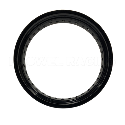 7116 T6 Preto Brilhante 3,50x17 polegadas Roda de motocicleta de liga de alumínio para Supermoto