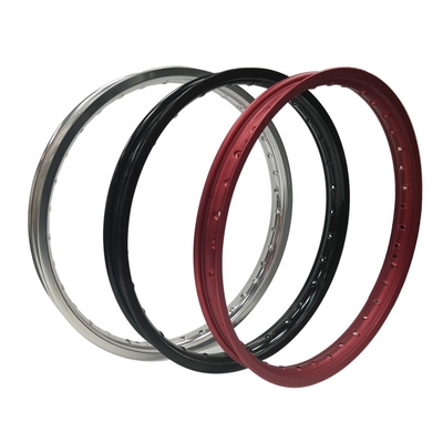 BLACK 18 19 21 polegadas rodas de motocicleta para corridas personalizadas para substituição / reparo