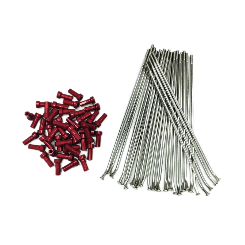 8G 9G 10G Spikes de motocicleta e mamilos de liga vermelha para acessórios de substituição/mudança