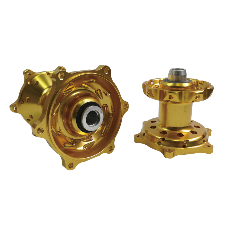 Motocicleta CNC Rodas traseiras dianteiras Hubs kits em prata para RMZ 250 07-18 RMZ 450 05-18