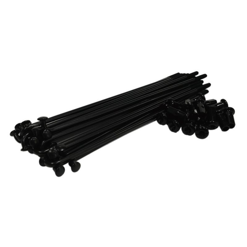 Fitas e mamilos de latão revestido de preto para 8G 9G 10G Kit de Fitas de aço carbono para motocicletas