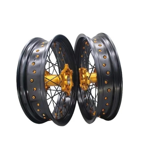 17" Alumínio 7S-T6 rodas de motocicleta cores personalizáveis