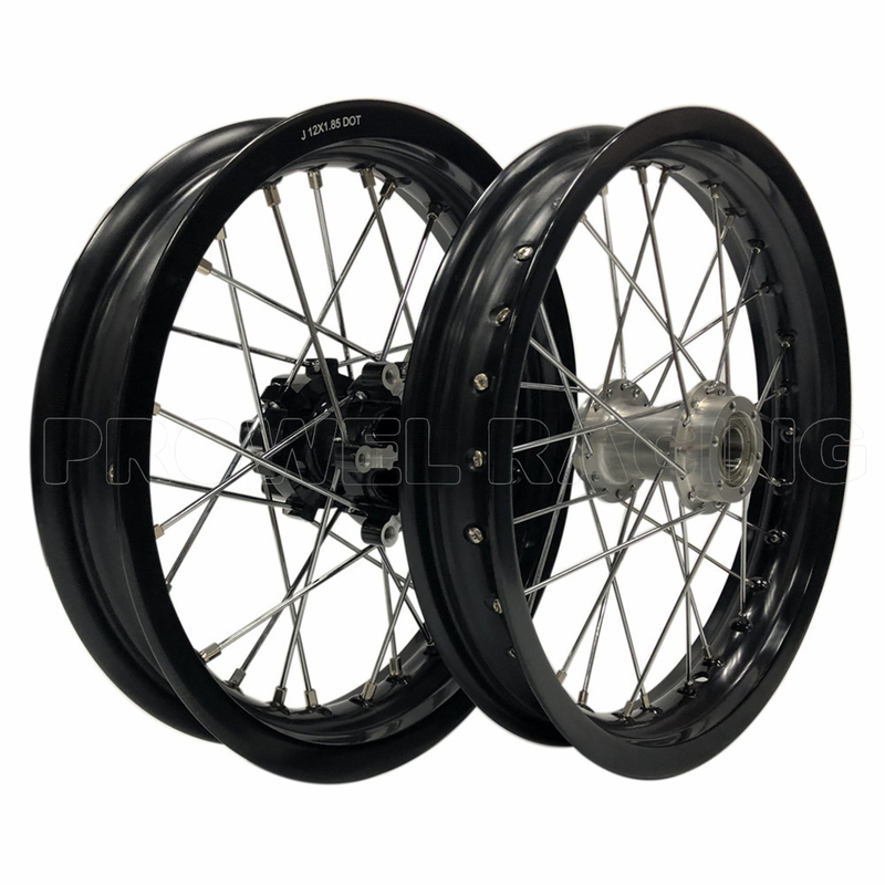 Alumínio 6061 T6 Pit Bike Roda completa Ideal para substituição / reparo em corridas de crianças