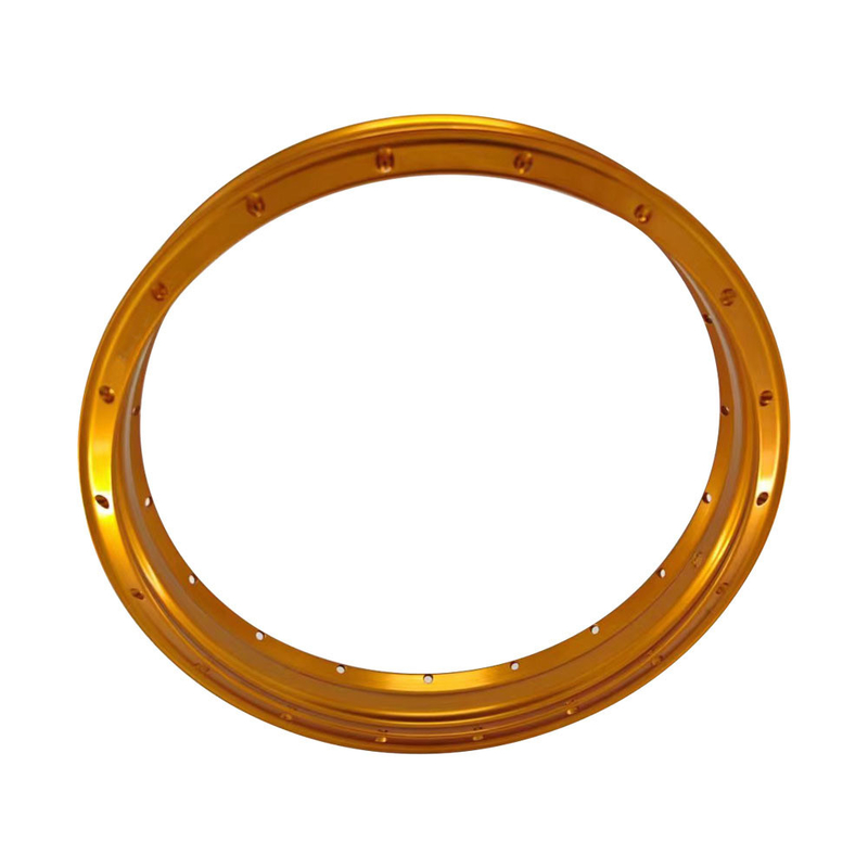 Substitua suas rodas velhas por rodas de alumínio de motocicleta retrô em forma de H de 2,15x18 ouro laranja