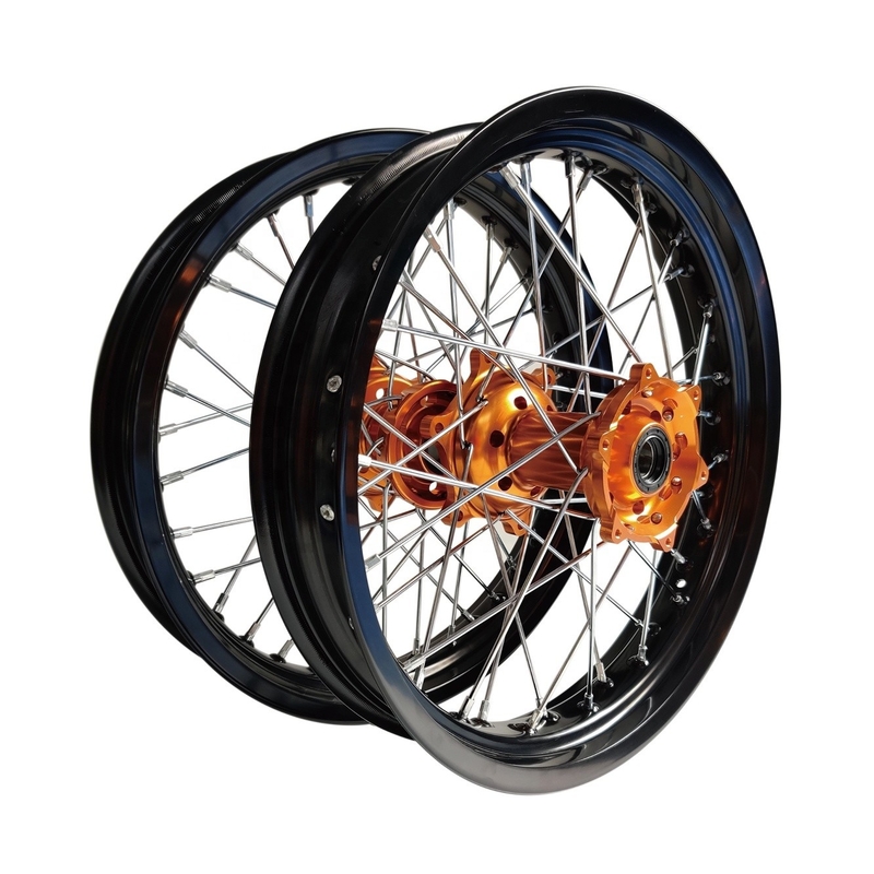 2.50-17 e 3.00x17 polegadas de motocicleta de liga de espadas para SX250 Design personalizado