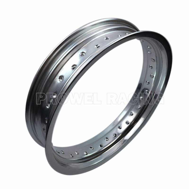 7116 T6 Alumínio Alumínio para Supermoto MT 3.50x18 em Prata