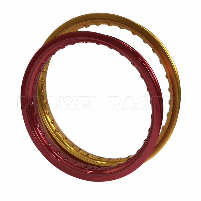 Anodizado WM 16 polegadas motocicleta Alumínio Alumínio para requisitos do cliente