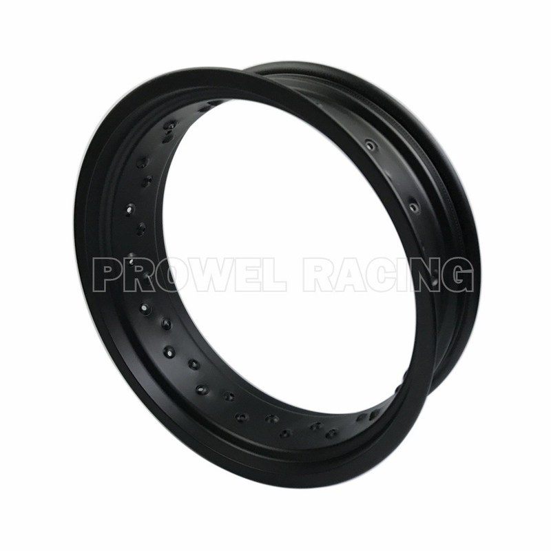MT 4.25x14 Polir borda de alumínio de liga de motocicleta para entusiastas de Supermoto